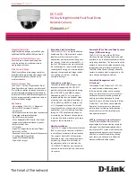 Preview for 1 page of D-Link SECURICAM DCS-6511 Specifications