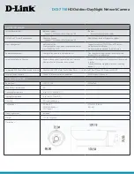 Preview for 3 page of D-Link SECURICAM DCS-7110 Specifications