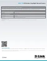 Preview for 4 page of D-Link SECURICAM DCS-7110 Specifications