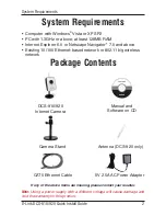 Preview for 2 page of D-Link SECURICAM DCS-910 Quick Install Manual