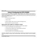 Предварительный просмотр 52 страницы D-Link SECURICAM DCS-910 User Manual