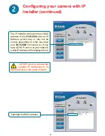 Preview for 4 page of D-Link Securicam Network DCS-2000 Quick Installation Manual