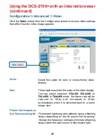 Preview for 46 page of D-Link SECURICAM Network DCS-2100+ Manual