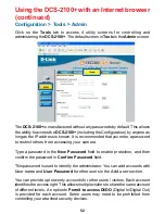 Preview for 52 page of D-Link SECURICAM Network DCS-2100+ Manual