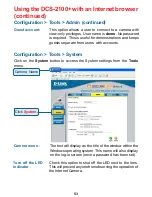 Preview for 53 page of D-Link SECURICAM Network DCS-2100+ Manual