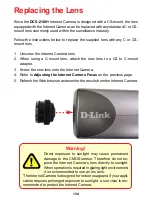 Preview for 134 page of D-Link SECURICAM Network DCS-2100+ Manual