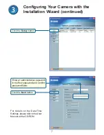 Предварительный просмотр 7 страницы D-Link SECURICAM Network DCS-2100 Quick Installation Manual