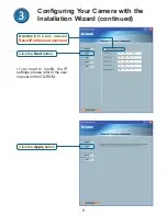 Preview for 8 page of D-Link SECURICAM Network DCS-2100G Quick Installation Manual