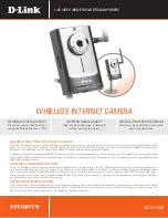 Предварительный просмотр 1 страницы D-Link SECURICAM Network DCS-2120 Specifications