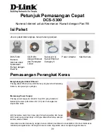 Preview for 22 page of D-Link SECURICAM NETWORK DCS-5300 Quick Installation Manual