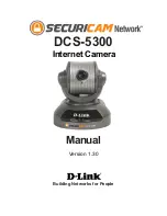 D-Link SECURICAM NETWORK DCS-5300 User Manual preview