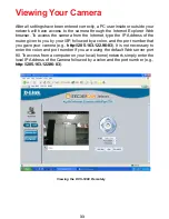Preview for 33 page of D-Link SECURICAM NETWORK DCS-5300 User Manual