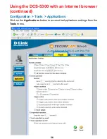 Preview for 56 page of D-Link SECURICAM NETWORK DCS-5300 User Manual