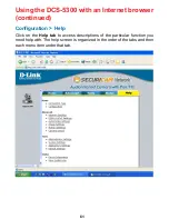 Preview for 61 page of D-Link SECURICAM NETWORK DCS-5300 User Manual