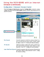 Предварительный просмотр 53 страницы D-Link SECURICAM Network DCS-5300G Manual