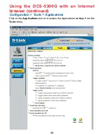 Предварительный просмотр 58 страницы D-Link SECURICAM Network DCS-5300G Manual