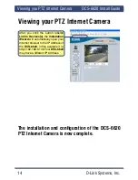 Preview for 14 page of D-Link SECURICAM Network DCS-6620 Install Manual