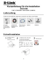 Предварительный просмотр 4 страницы D-Link SECURICAM Network DCS-900 Quick Installation Manual