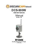 Preview for 1 page of D-Link SECURICAM Network DCS-900W User Manual