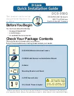 D-Link SECURICAM Network DCS-950G Quick Installation Manual preview