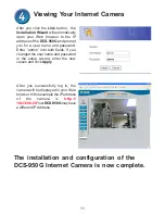 Предварительный просмотр 11 страницы D-Link SECURICAM Network DCS-950G Quick Installation Manual