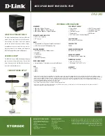 Preview for 2 page of D-Link ShareCenter DNS-343 Technical Specifications