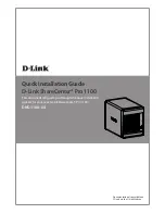 D-Link SHARECENTER PRO 1100 Quick Installation Manual preview