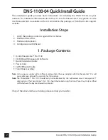 Preview for 2 page of D-Link SHARECENTER PRO 1100 Quick Installation Manual