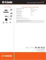 Preview for 3 page of D-Link ShareCenter Quattro DNS-345 Specifications