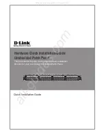 D-Link T568A Hardware Quick Installation Manual preview