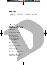 D-Link Verizon DSL-2750B Quick Installation Manual preview
