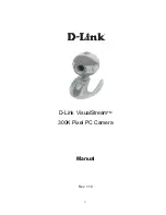 D-Link VisualStream 300K Pixel PC Camera Manual предпросмотр