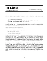 Preview for 28 page of D-Link VisualStream DSB-C310 Manual