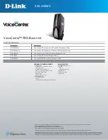 Предварительный просмотр 3 страницы D-Link VoiceCenter DVX-2000MS Specifications