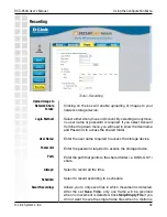 Preview for 42 page of D-Link WIRELESS G DCS-950G User Manual