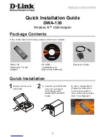 Предварительный просмотр 3 страницы D-Link WIRELESS N DWA-130 Quick Installation Manual