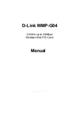 Preview for 1 page of D-Link WMP-G04 Manual