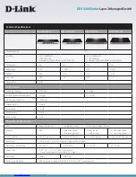 Preview for 3 page of D-Link xStack DES-3200-28 Datasheet