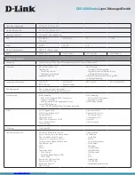 Preview for 4 page of D-Link xStack DES-3200-28 Datasheet