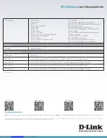 Preview for 6 page of D-Link xStack DES-3200-28 Datasheet