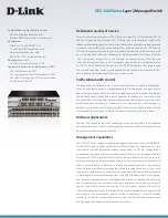 Предварительный просмотр 2 страницы D-Link xStack DES-3200-28P Datasheet