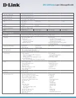 Предварительный просмотр 4 страницы D-Link xStack DES-3200-28P Datasheet