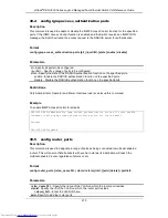 Preview for 274 page of D-Link xStack DES-3200 Series Reference Manual