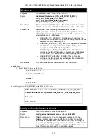 Preview for 205 page of D-Link xStack DES-3526 Cli Manual