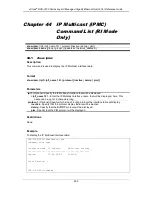 Preview for 495 page of D-Link xStack DGS-3120-24PC Cli Reference Manual