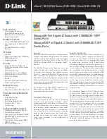 Preview for 1 page of D-Link xStack DGS-3200-10 Specifications