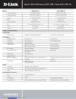 Preview for 3 page of D-Link xStack DGS-3200-10 Specifications