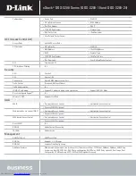 Preview for 4 page of D-Link xStack DGS-3200-10 Specifications