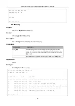 Предварительный просмотр 97 страницы D-Link xStack DGS-3200 Series Cli Manual