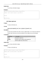 Предварительный просмотр 222 страницы D-Link xStack DGS-3200 Series Cli Manual